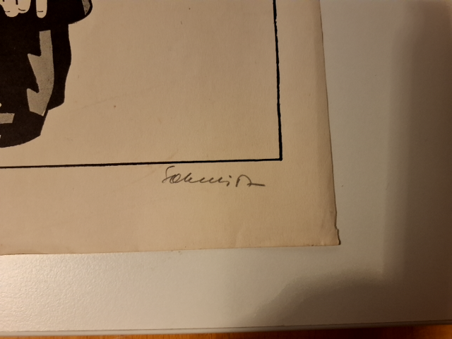 Håndlavet farvetryk fra 1947?